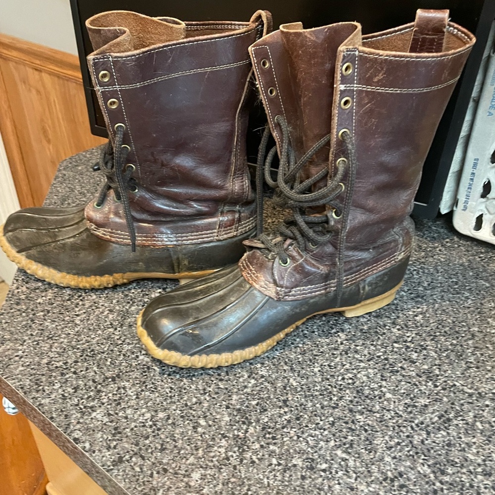 L.L. Bean Brown Leather Tall Boots